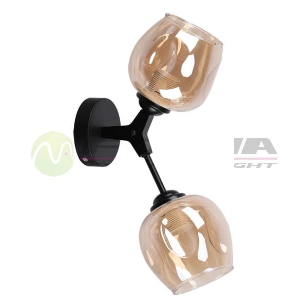 Zidna lampa F7268-2Z BK - Zidne lampe