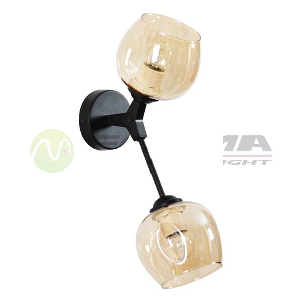 Zidna lampa F7268-2Z BK - Zidne lampe