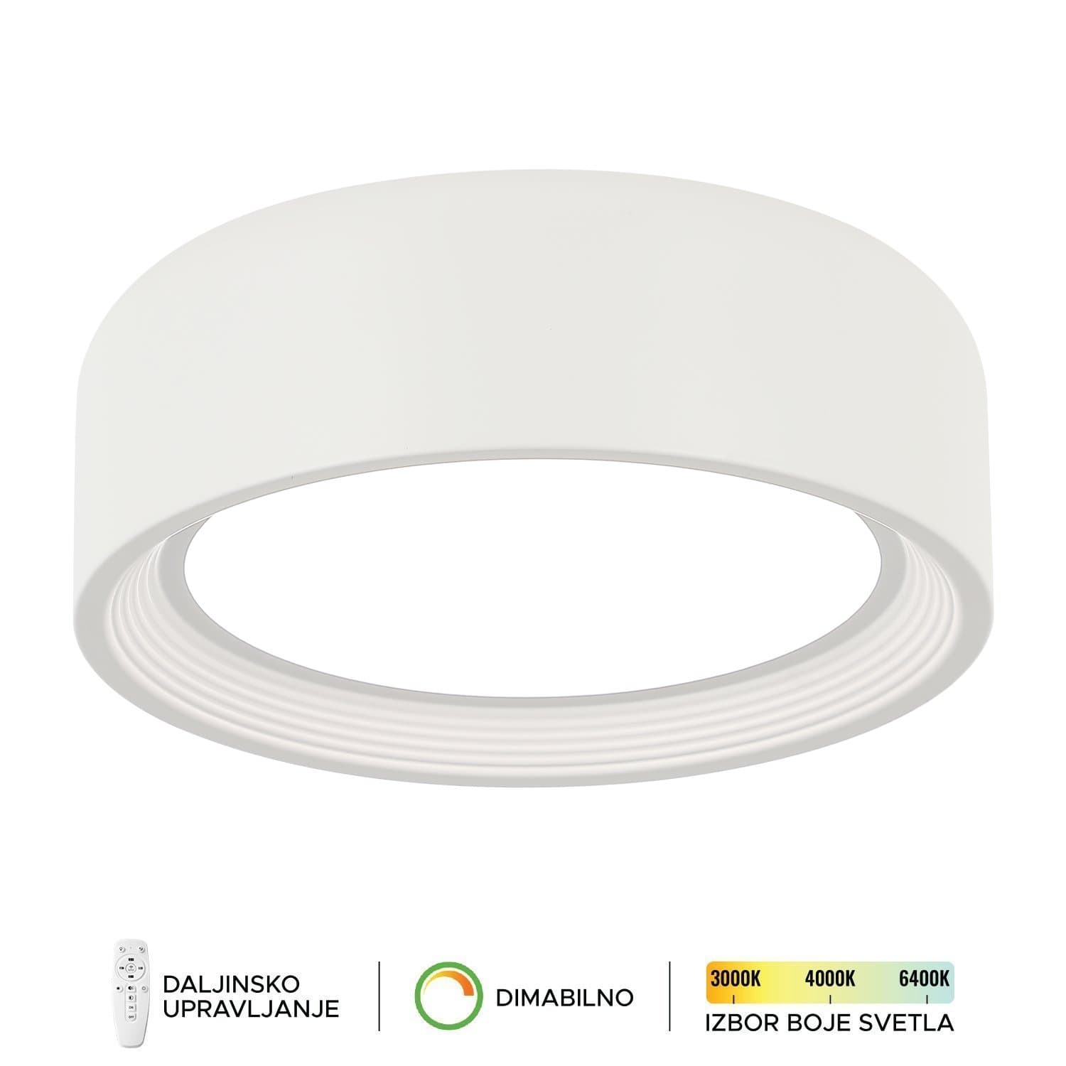 LED plafonska lampa F2096-51C WH - LED plafonjere i plafonske lampe