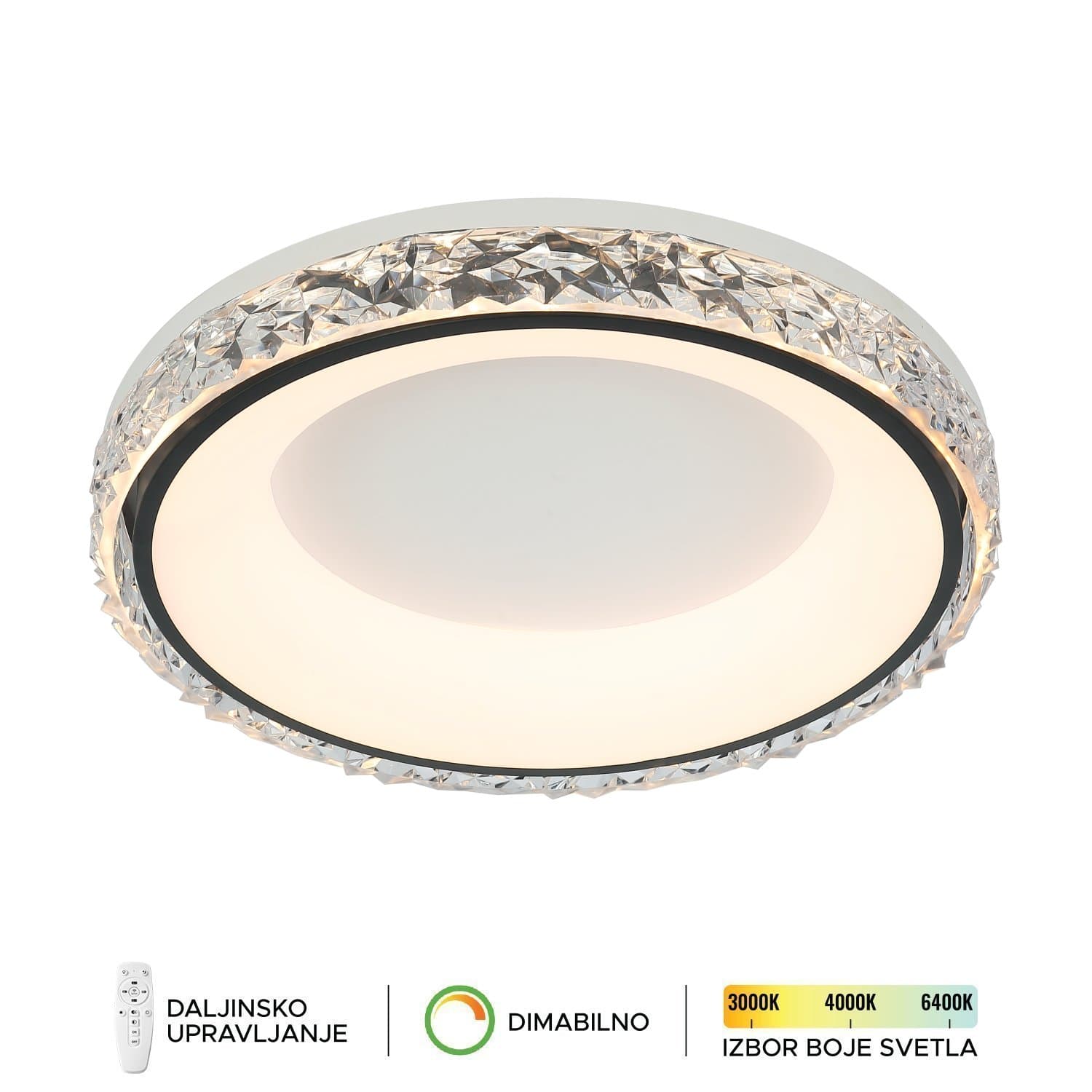 LED plafonjera LP-402-82R BK - LED plafonjere i plafonske lampe