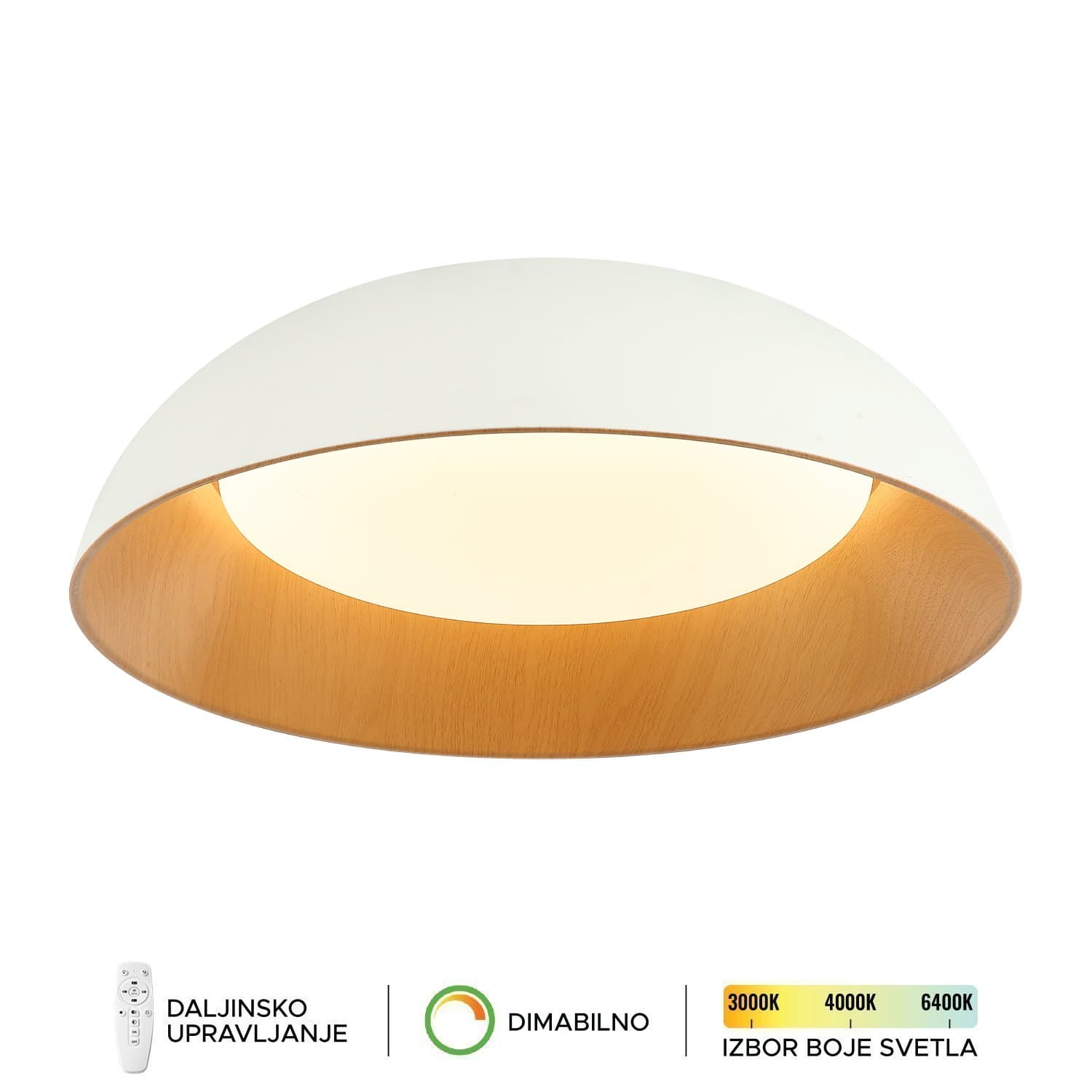 LED plafonska lampa FK2005-66C WH - Akcija