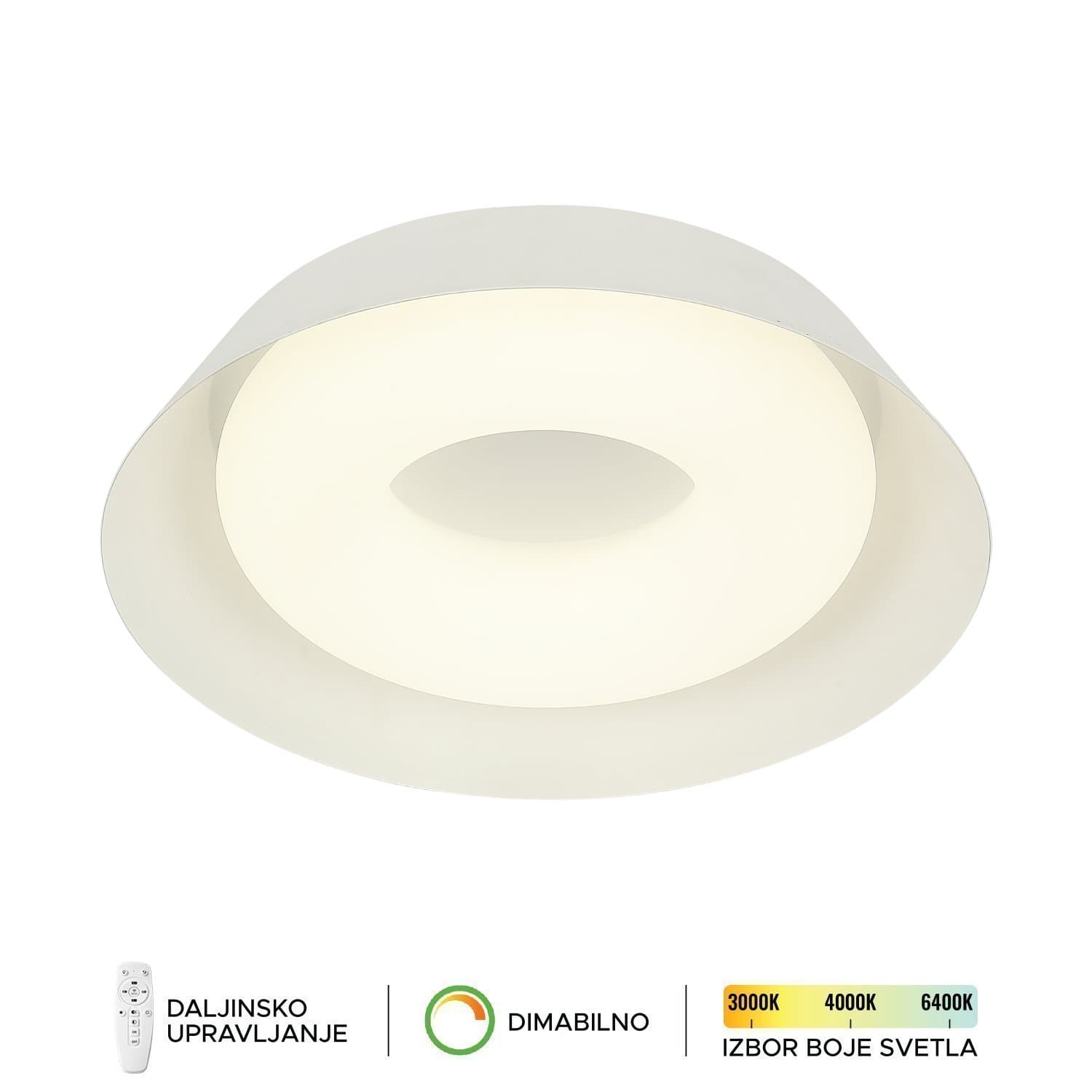 LED plafonska lampa FK2006-24C WH - Akcija