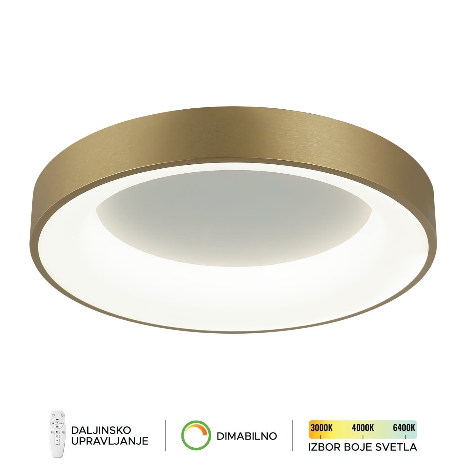 LED plafonska lampa F2049-66C SGA - LED plafonjere i plafonske lampe