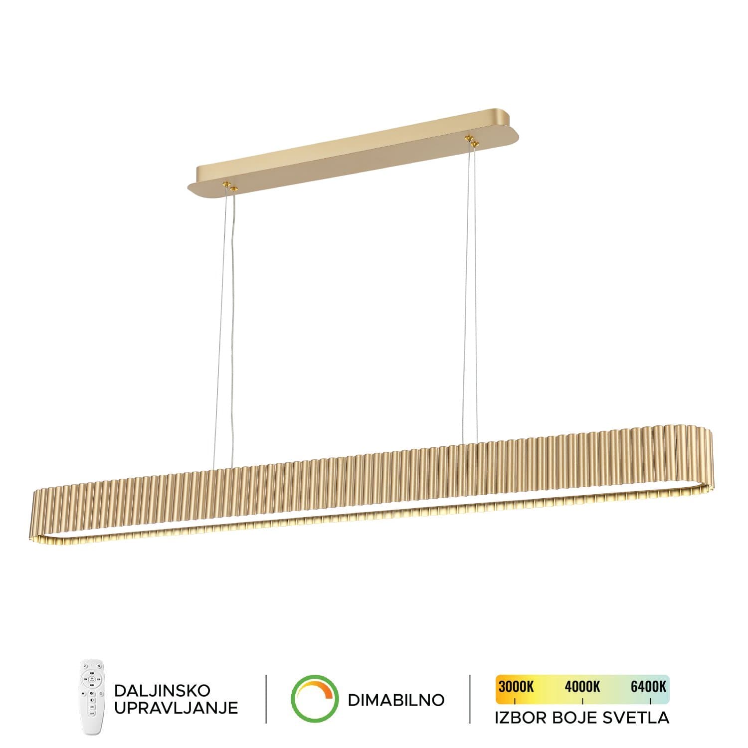 LED viseća lampa F2095-100VL SG - LED visilice