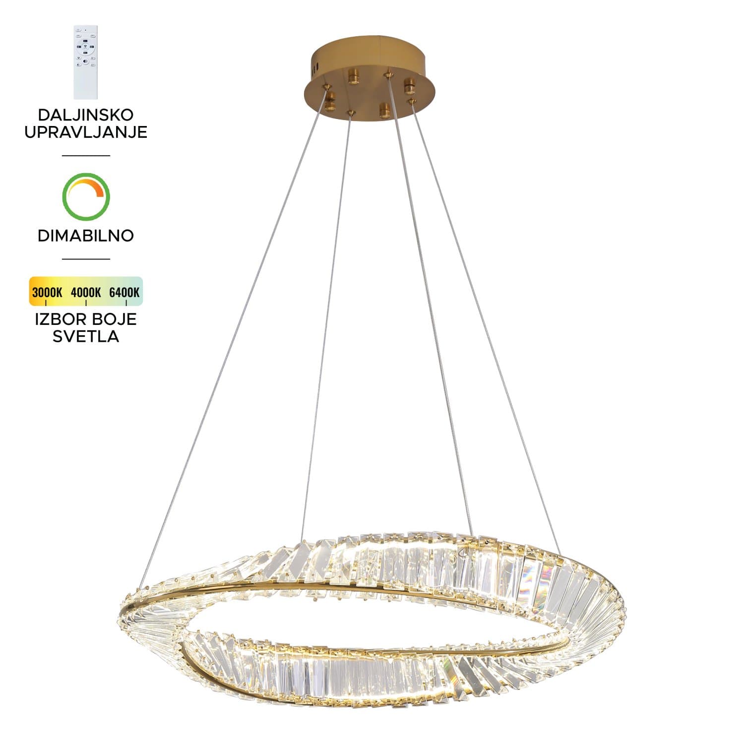 LED visilica KP6045-55V T - LED visilice