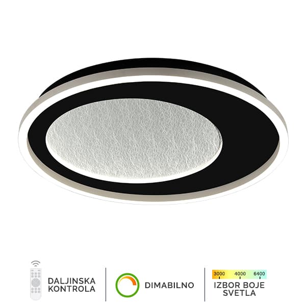 LED plafonska lampa F2069-30C BK - LED plafonjere i plafonske lampe