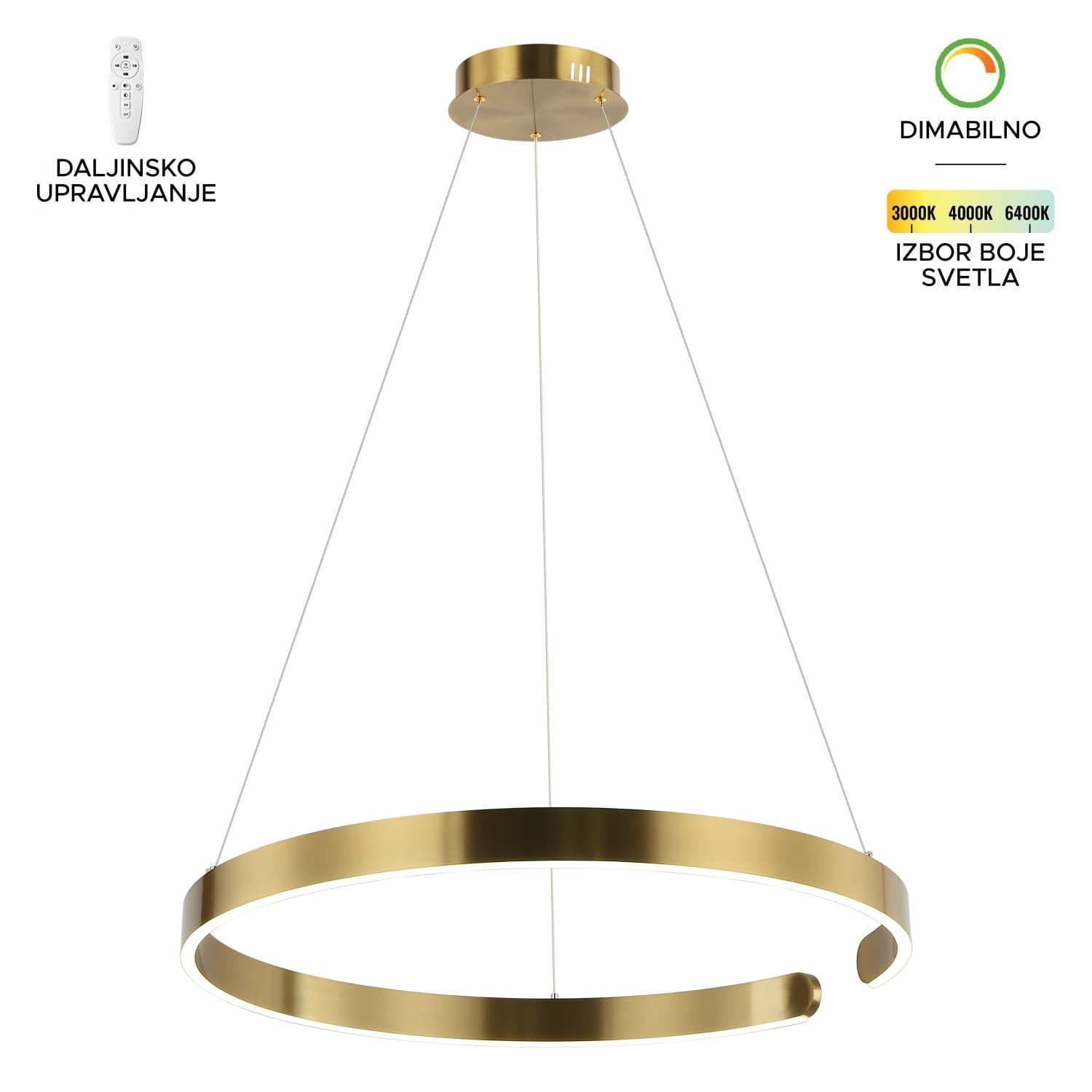 LED visilica F2046-56V SG - LED visilice