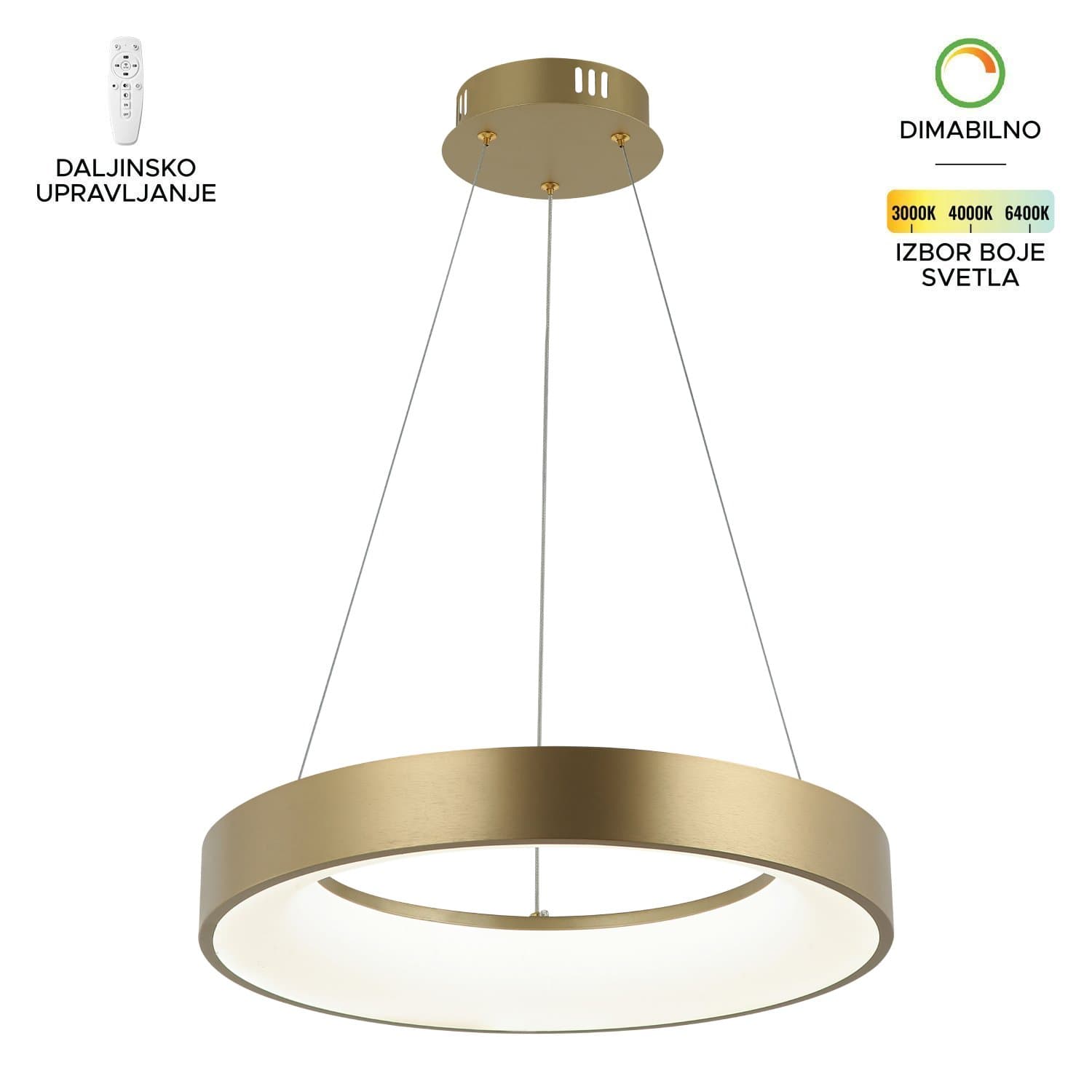 LED visilica F2049-66V SGA - LED visilice