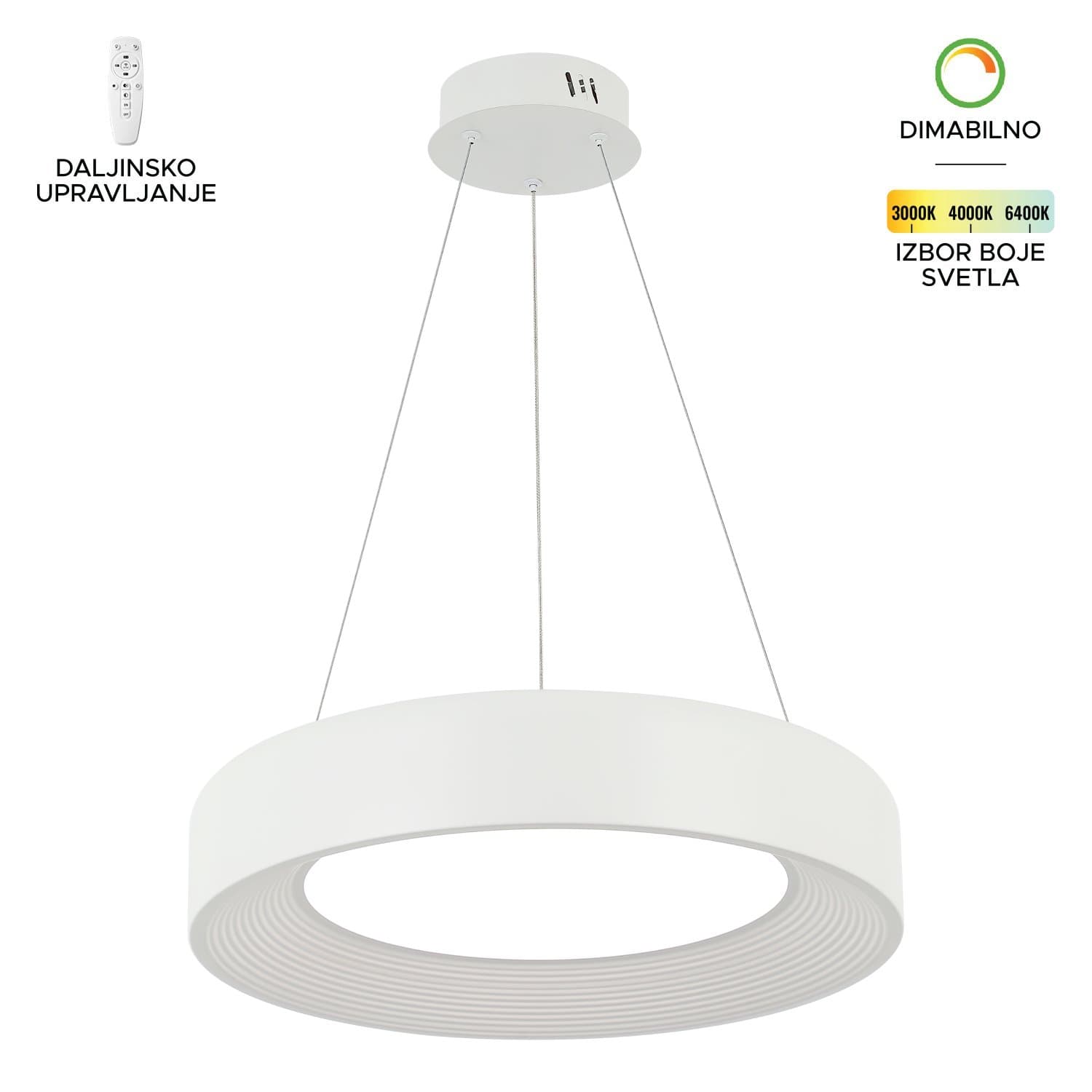 LED viseća lampa F2096-67V WH - LED visilice