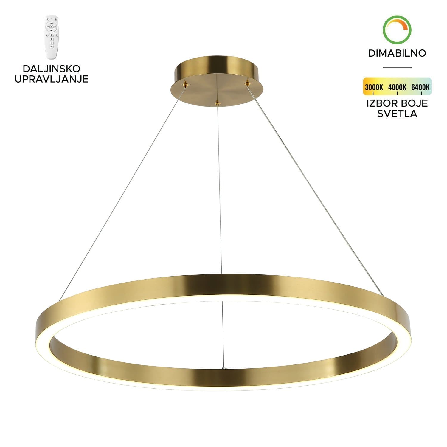 LED visilica F2048-56V SG - Akcija