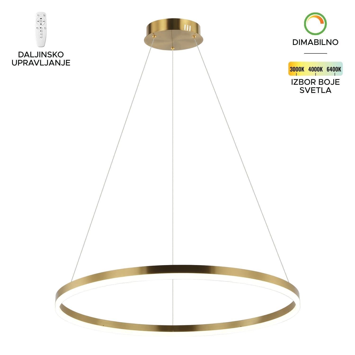 LED visilica F2047-56V SG - LED visilice