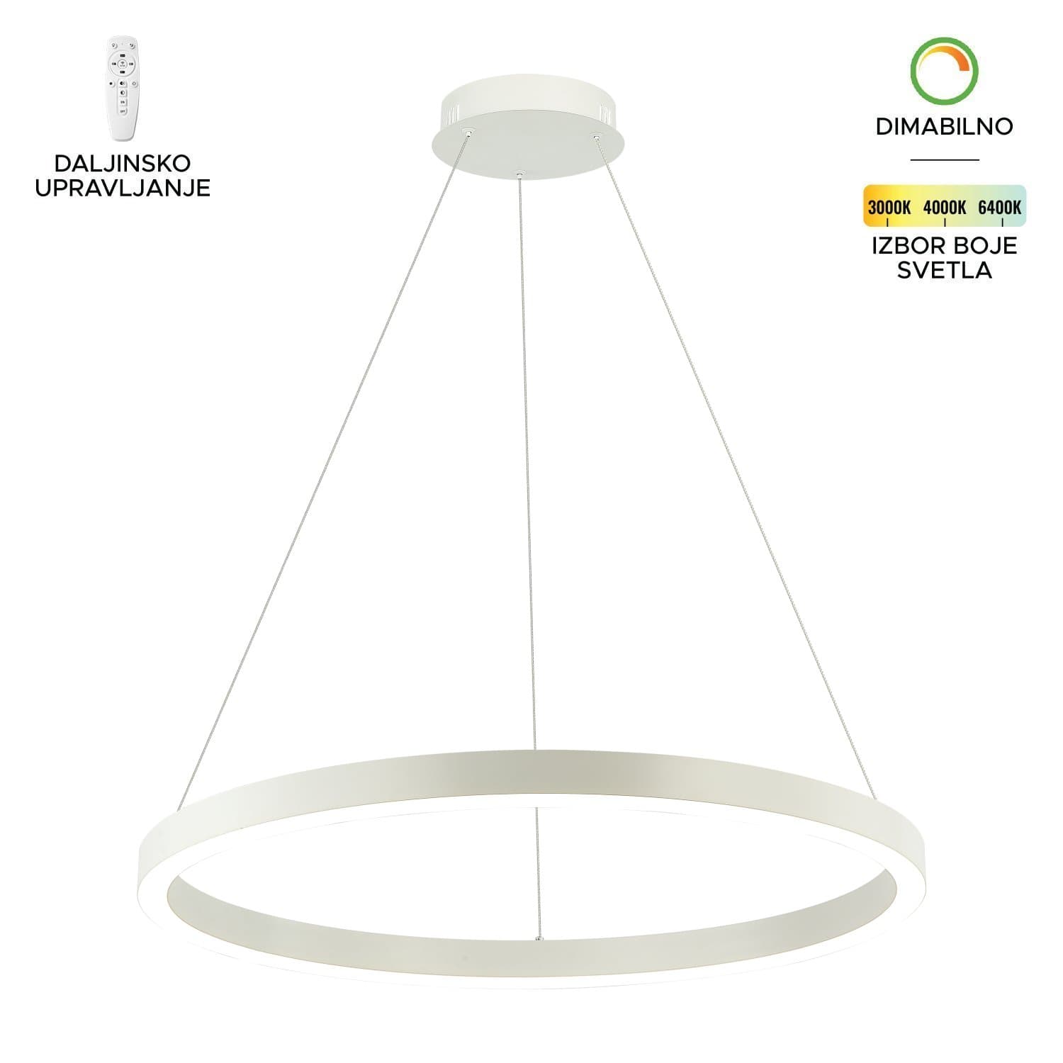 LED visilica F2048-56V WH - Akcija