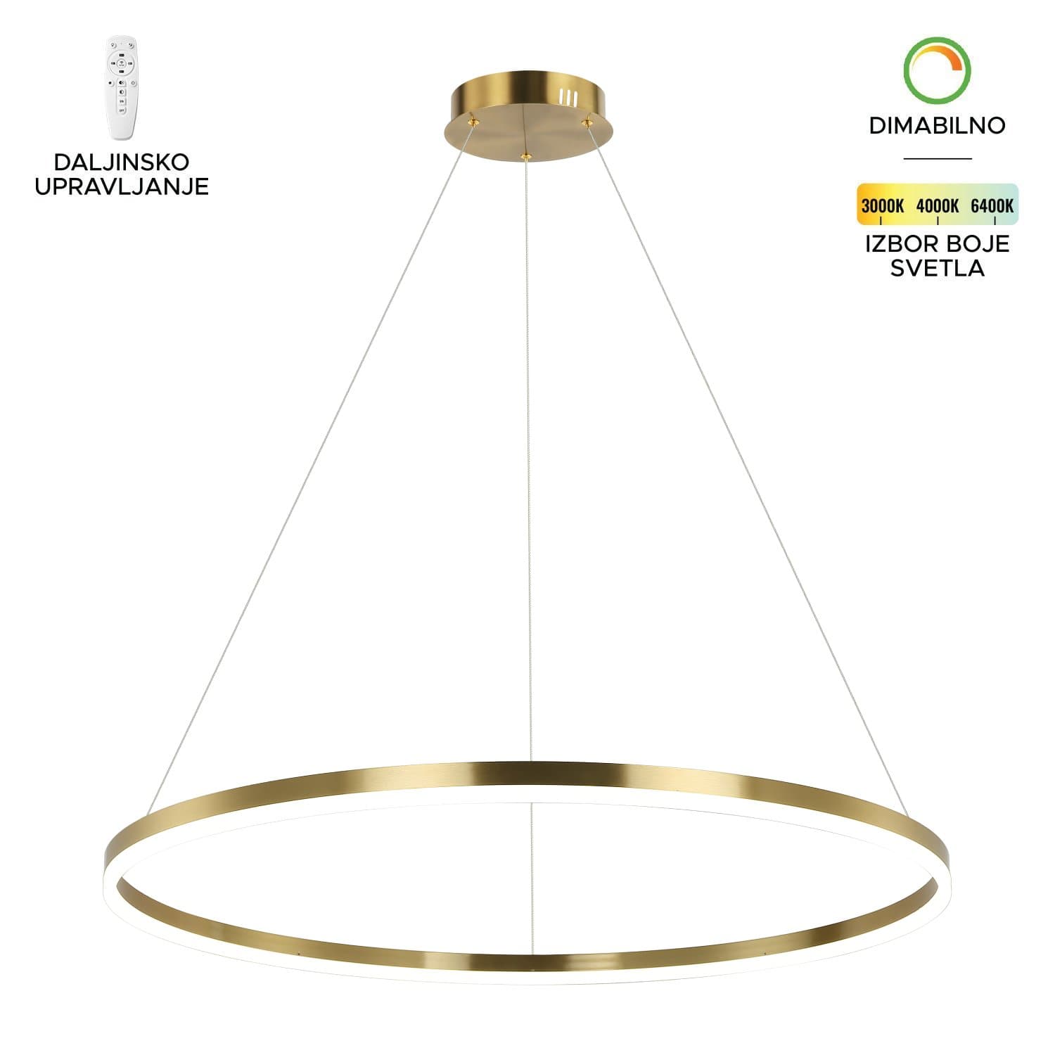 LED visilica F2047-70V SG - LED visilice