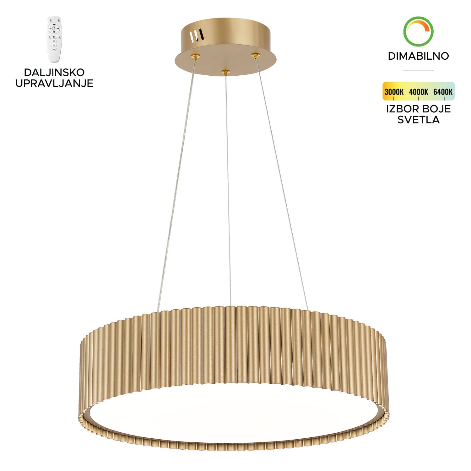 LED viseća lampa F2095-67V SG - LED visilice
