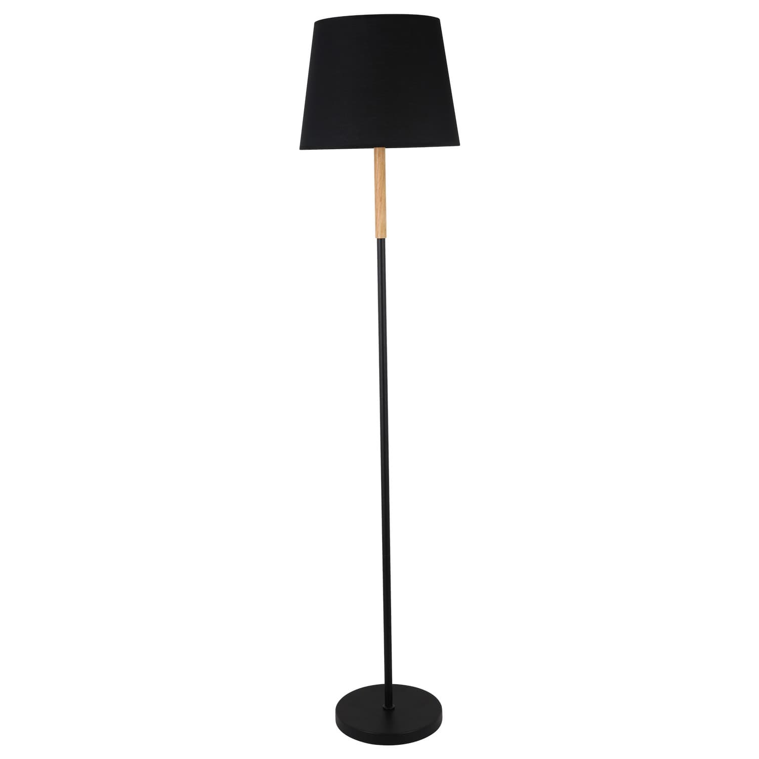 Podna lampa F7125-1F BK+WD - Podne lampe