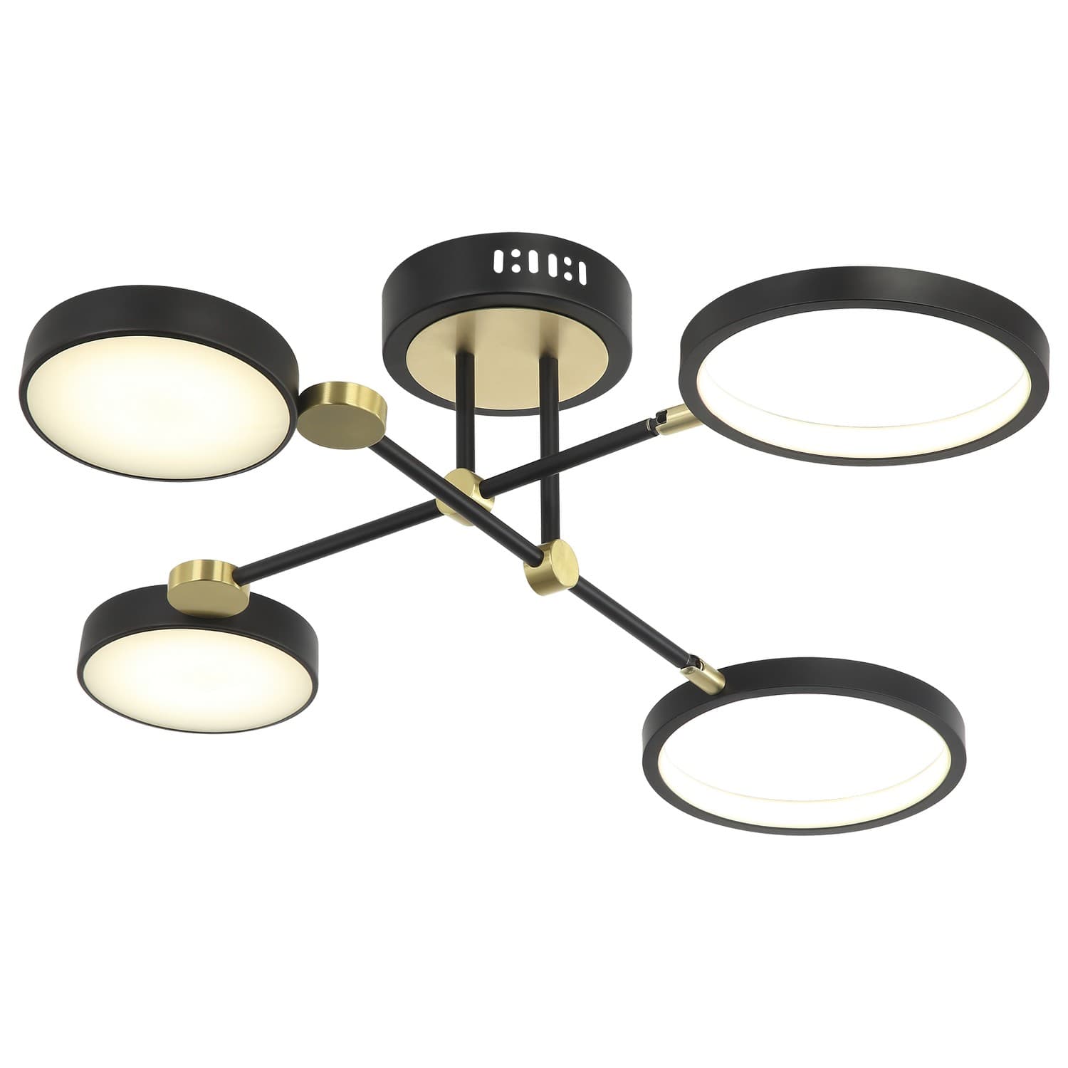 LED plafonska lampa F2036-30C BK+SG - LED plafonjere i plafonske lampe