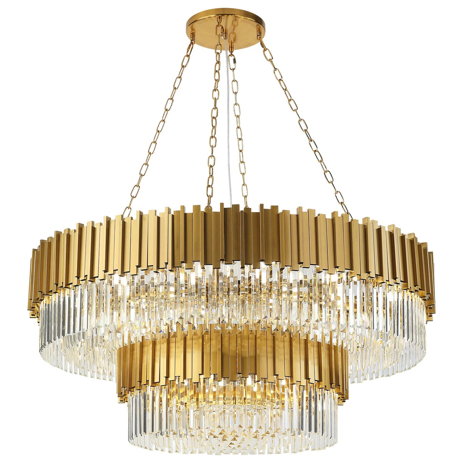Luster 28xE14 F4007-28L BZ - Lusteri