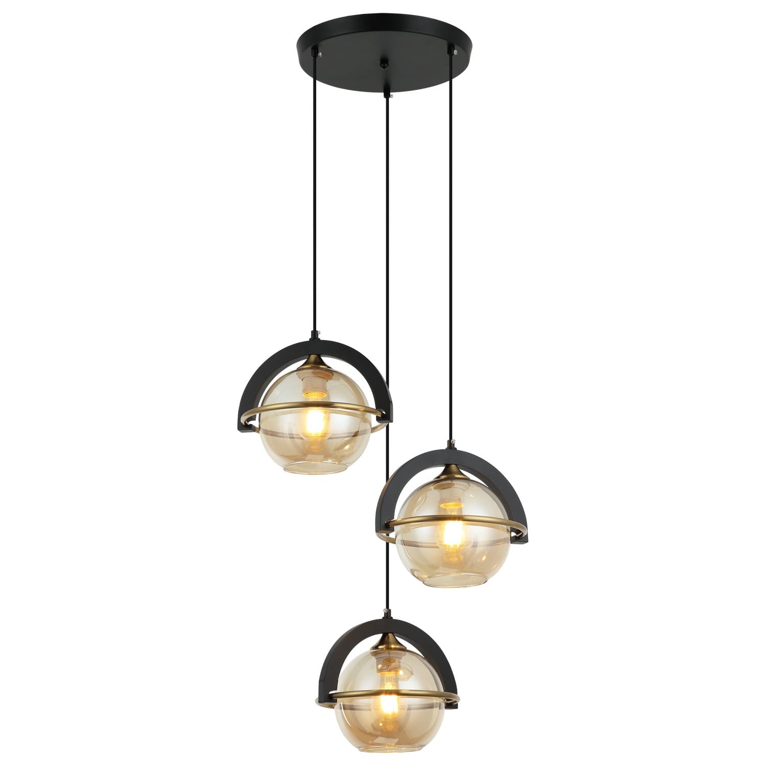 Visilica F7041-3V BK+SG - Visilice