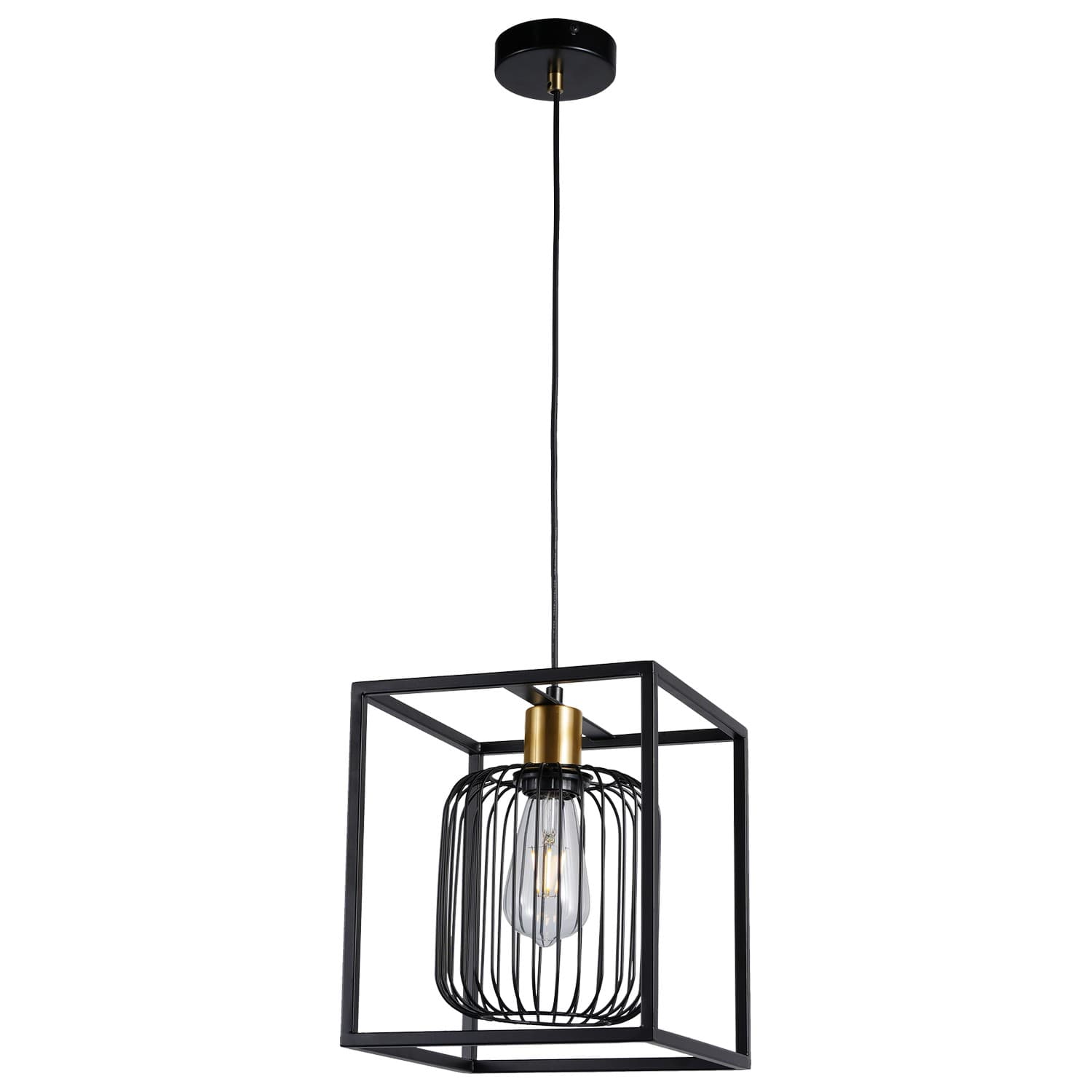 Viseća lampa F7044-1V BK+SG - Visilice