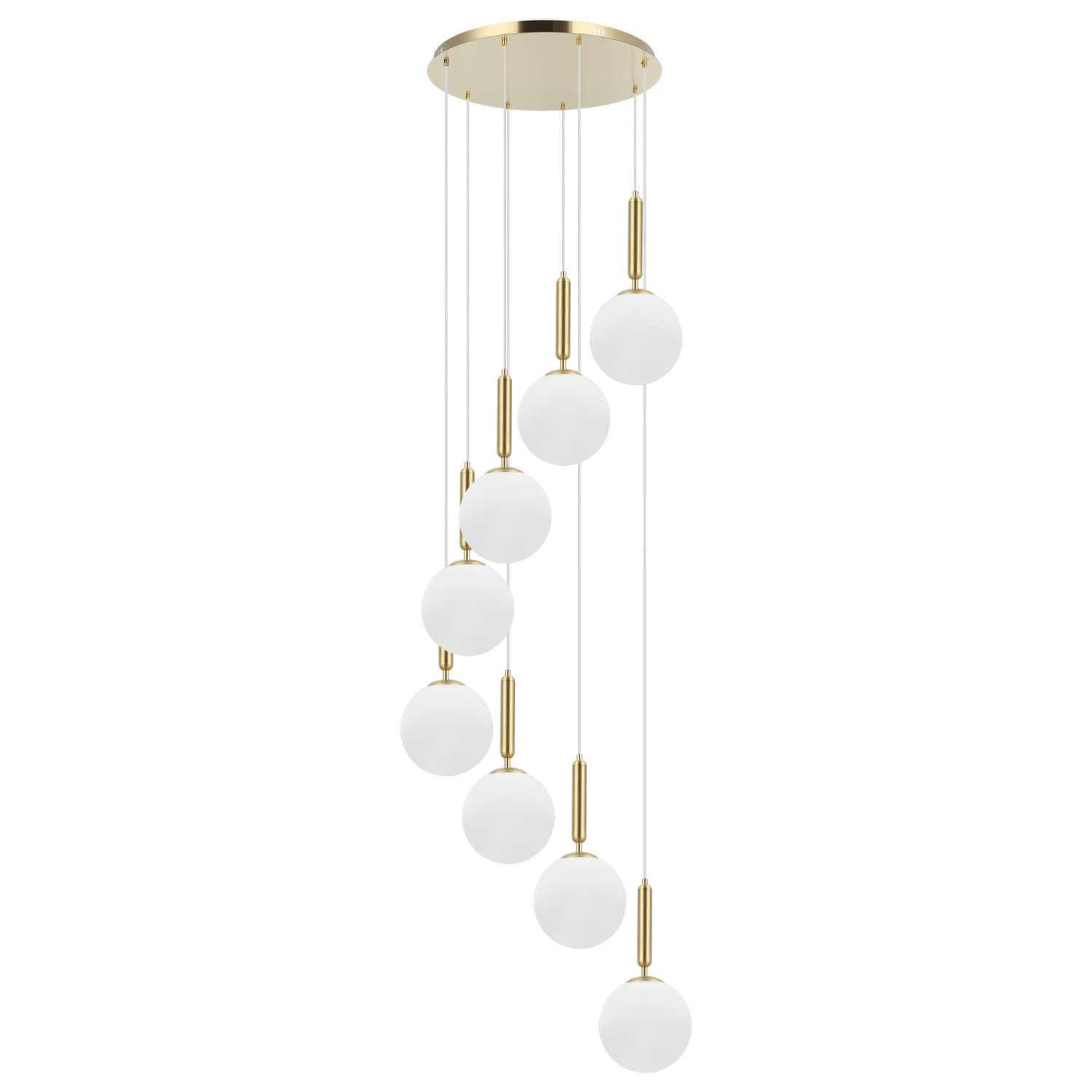 Luster F7046-8LS SG+WH - Lusteri