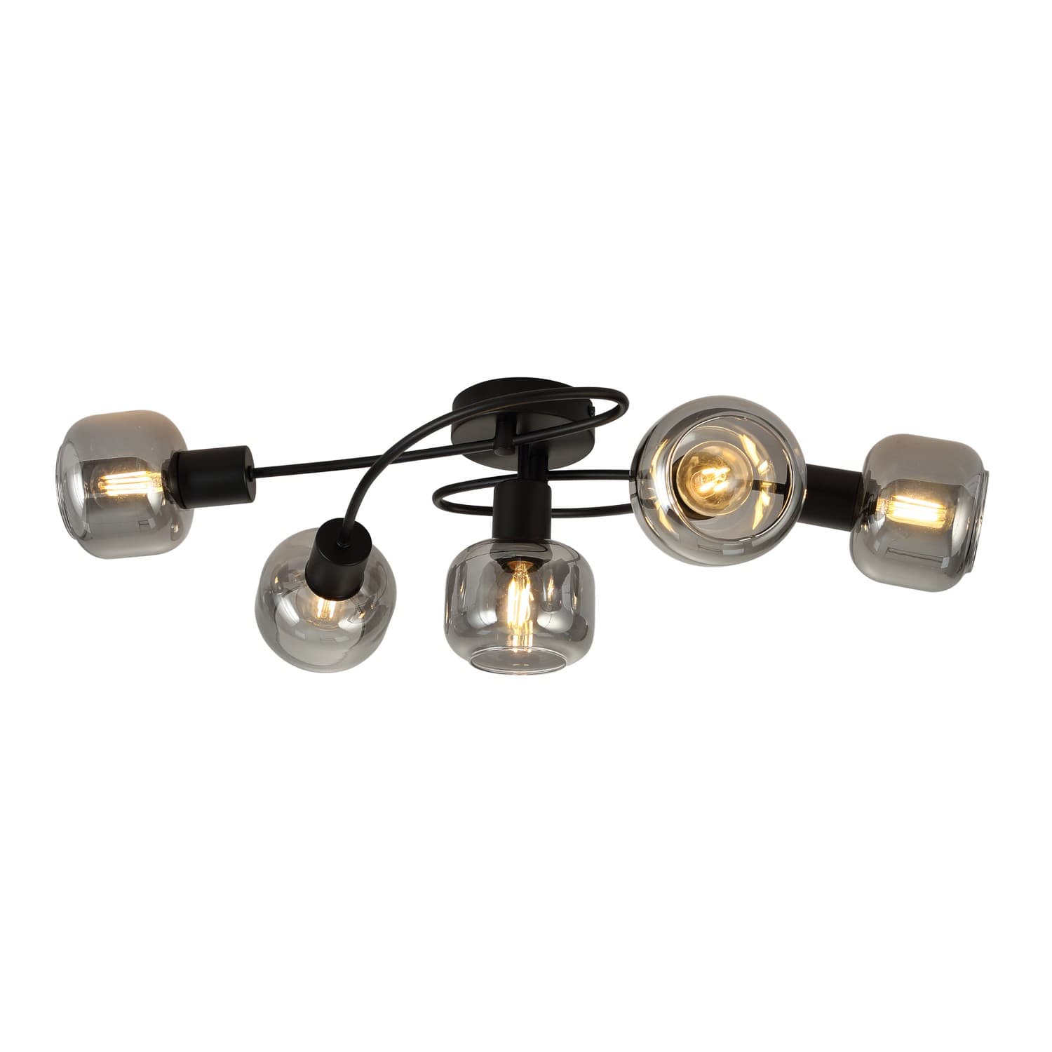 Plafonska lampa FE408-5 BK - Akcija