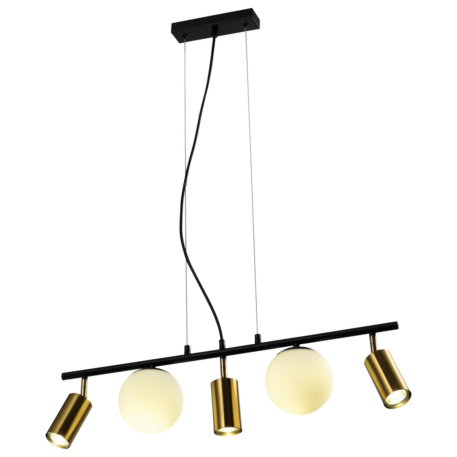 Viseća lampa FG155-5V BK+SG - Visilice