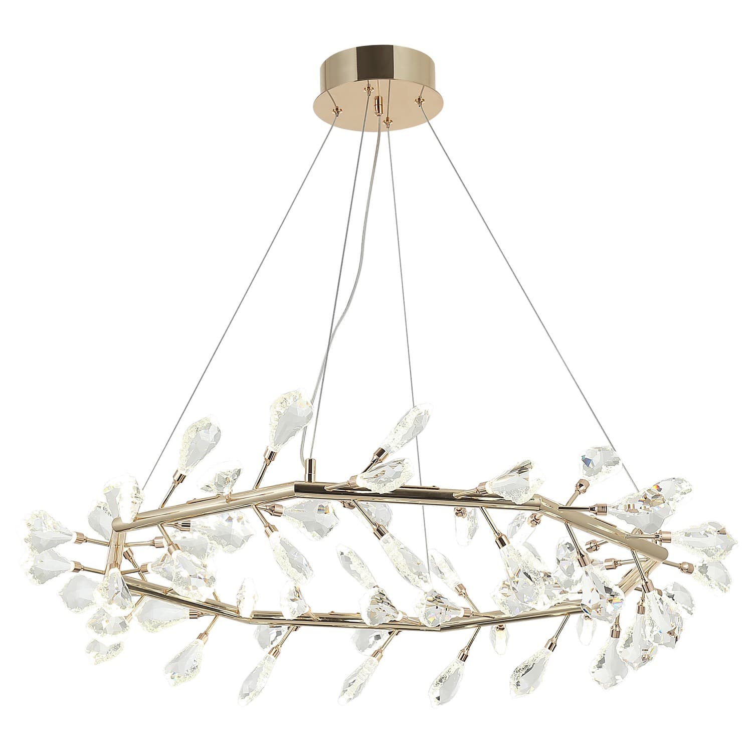 LED viseća lampa KP5001-100V GD - LED kristalne lampe