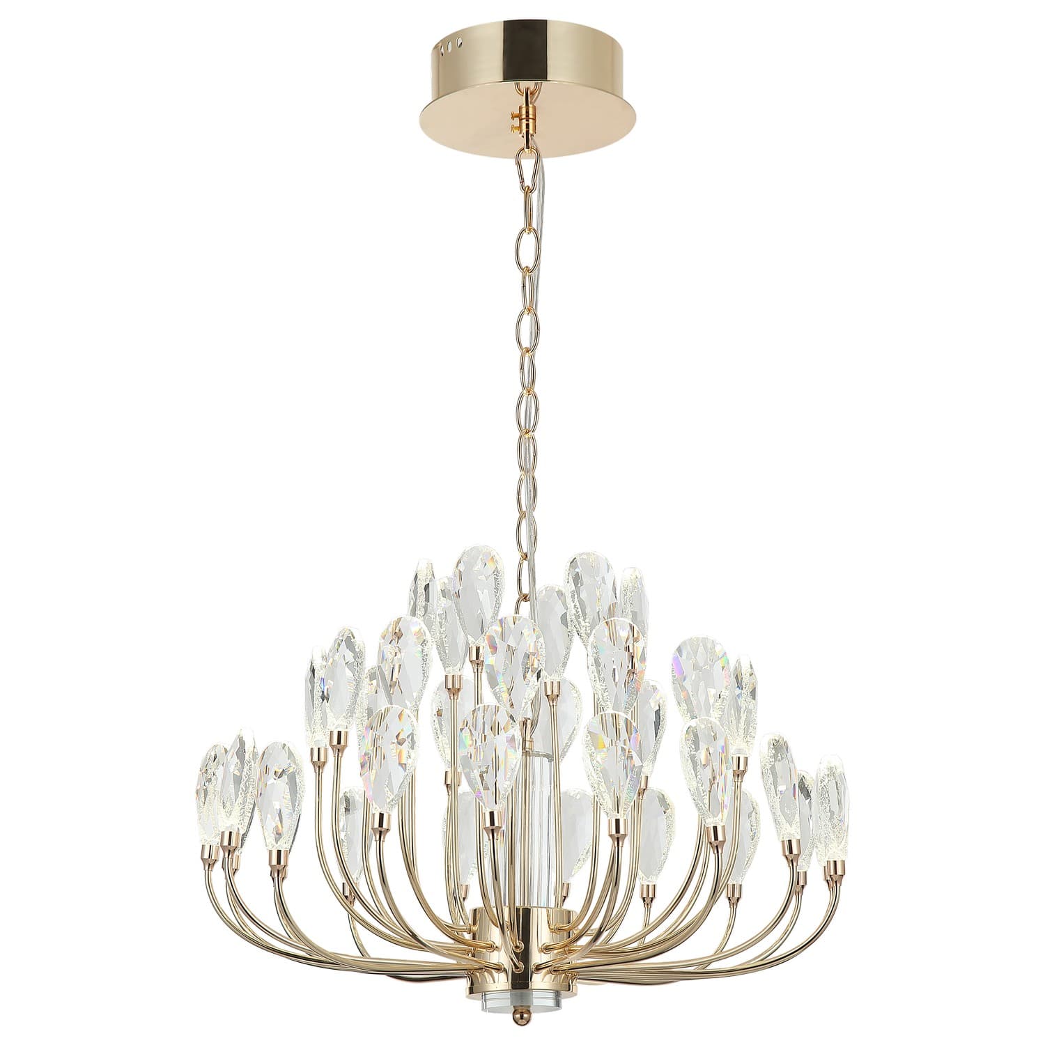 LED luster KP5002-50L GD - LED kristalne lampe
