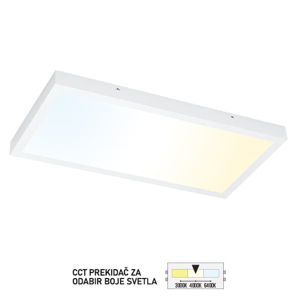 LED panel ugradni 595x295 LPA-09-6336P CCT - LED Paneli