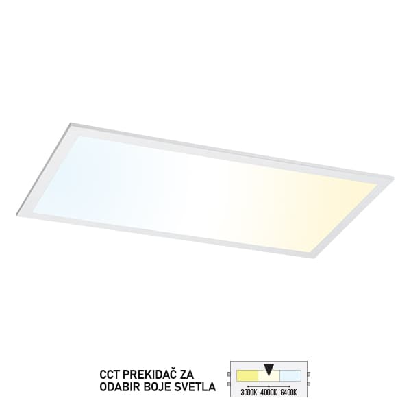 LED panel ugradni 595x295 LPA-09-6336P CCT - LED Paneli