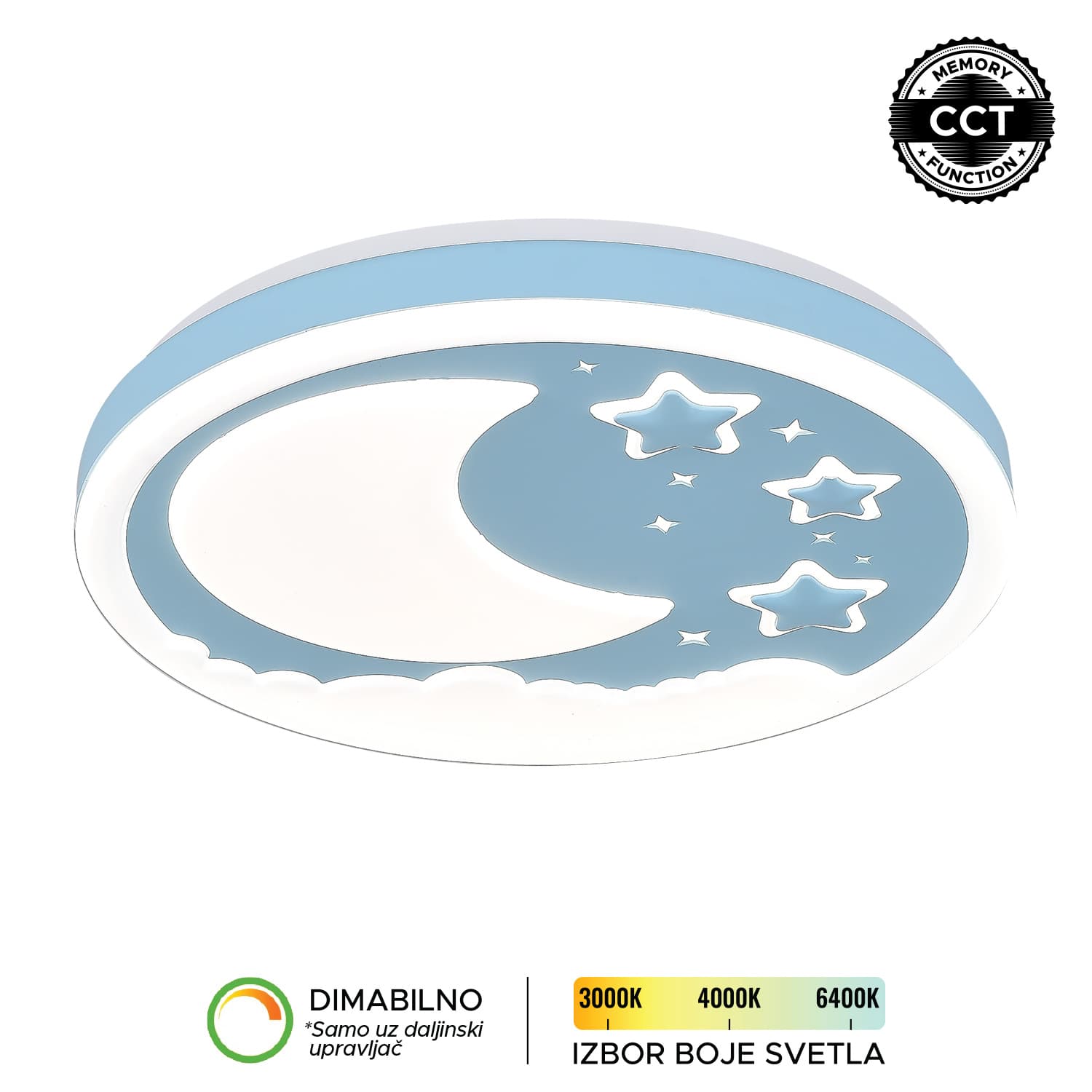 LED plafonska lampa DF4911-54C BL - Dečija rasveta