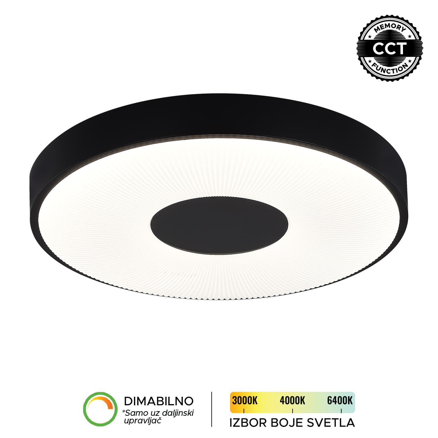 LED plafonjera LP-408-70R BK - LED plafonjere i plafonske lampe