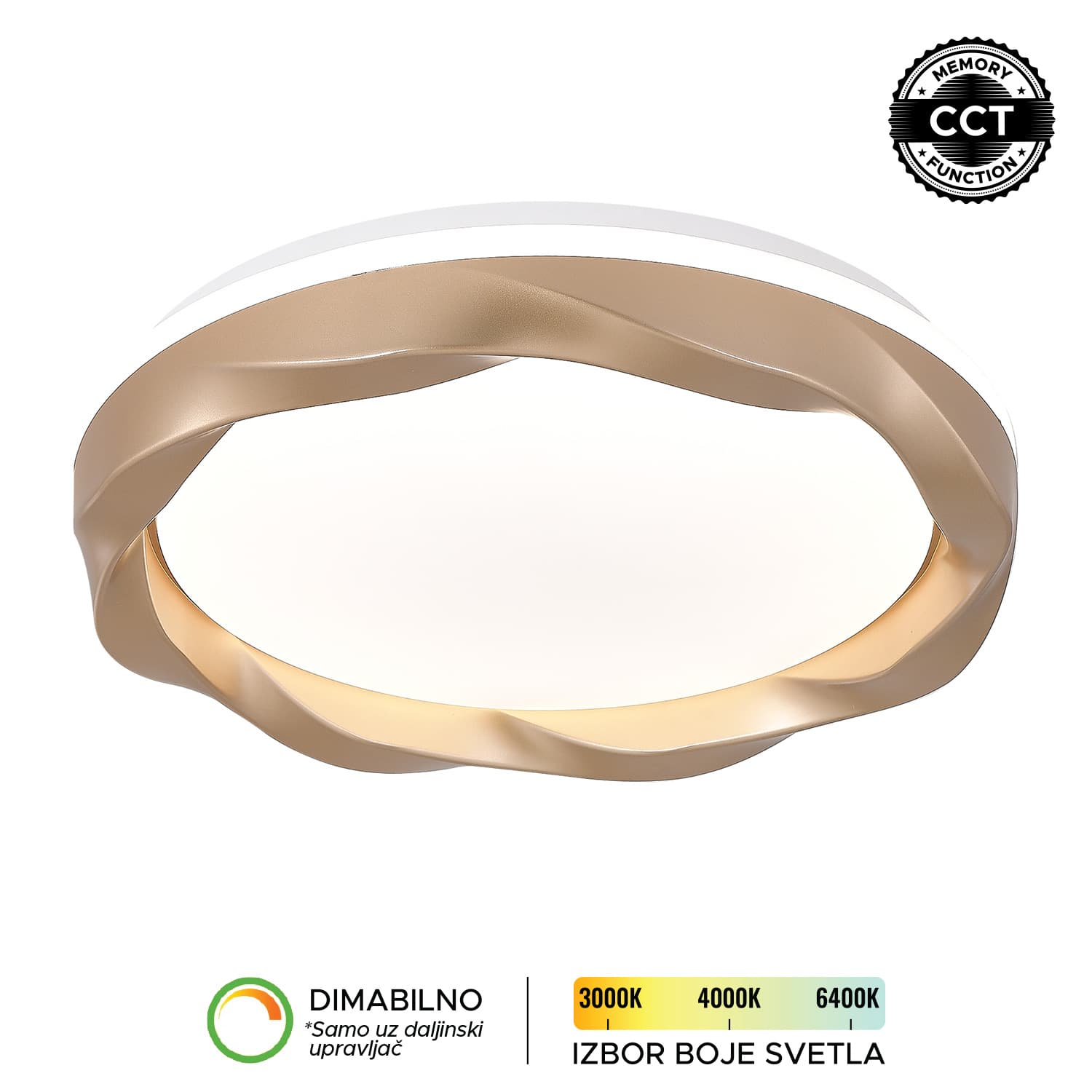 LED plafonjera LP-421-70R CHA - LED plafonjere i plafonske lampe