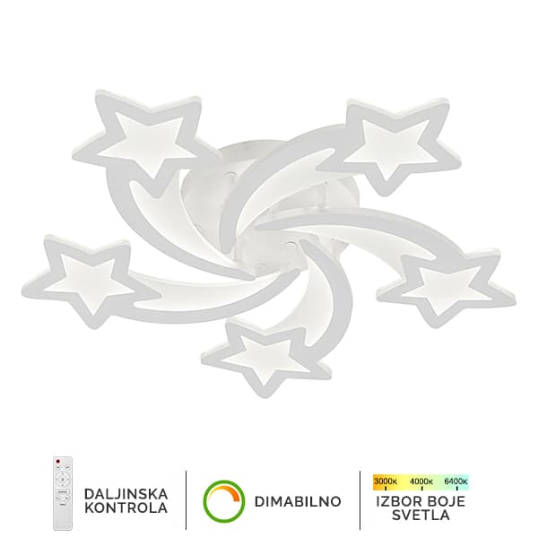 LED plafonska lampa F2090-68C WH - Dečija rasveta