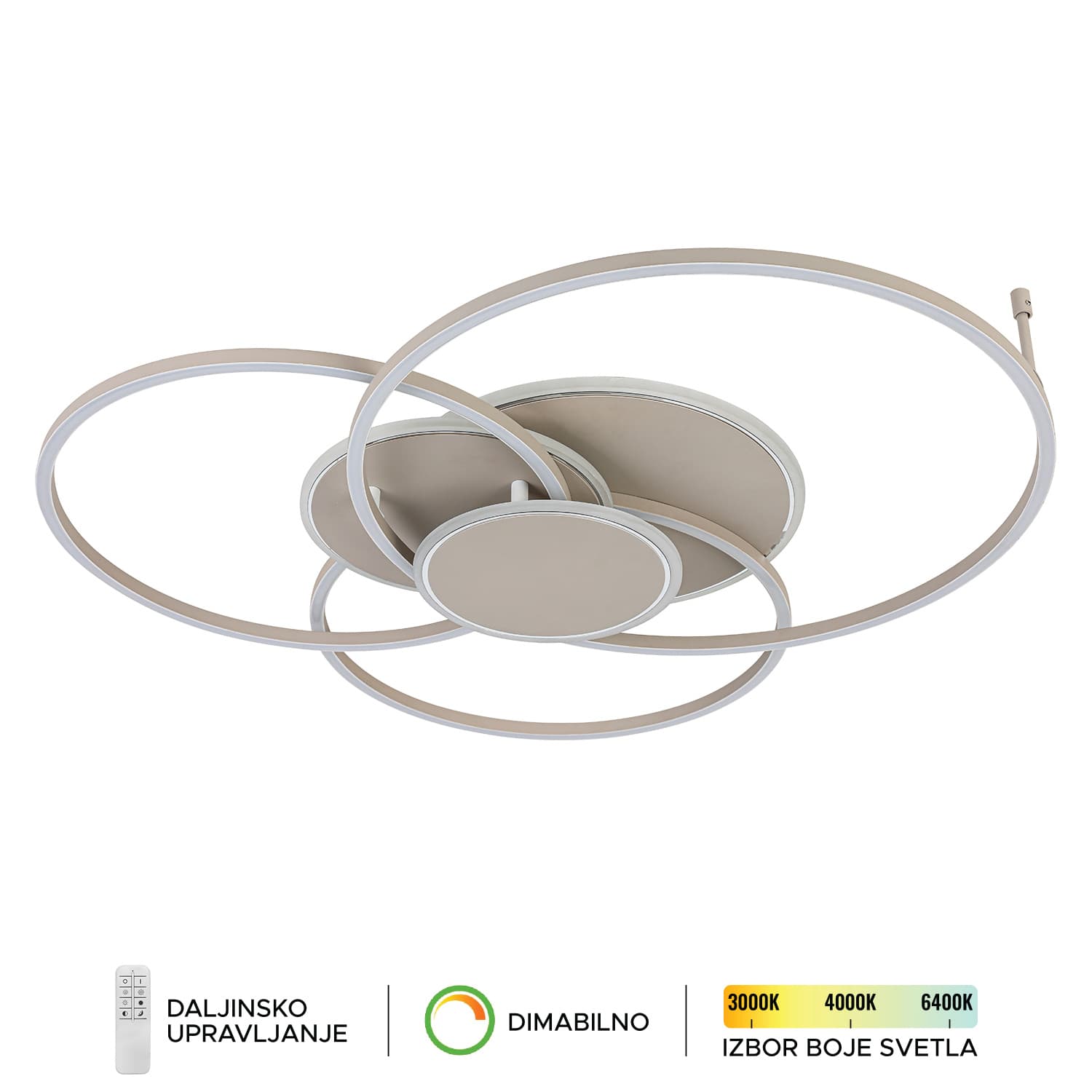 LED plafonska lampa F2105-40C BE - LED plafonjere i plafonske lampe