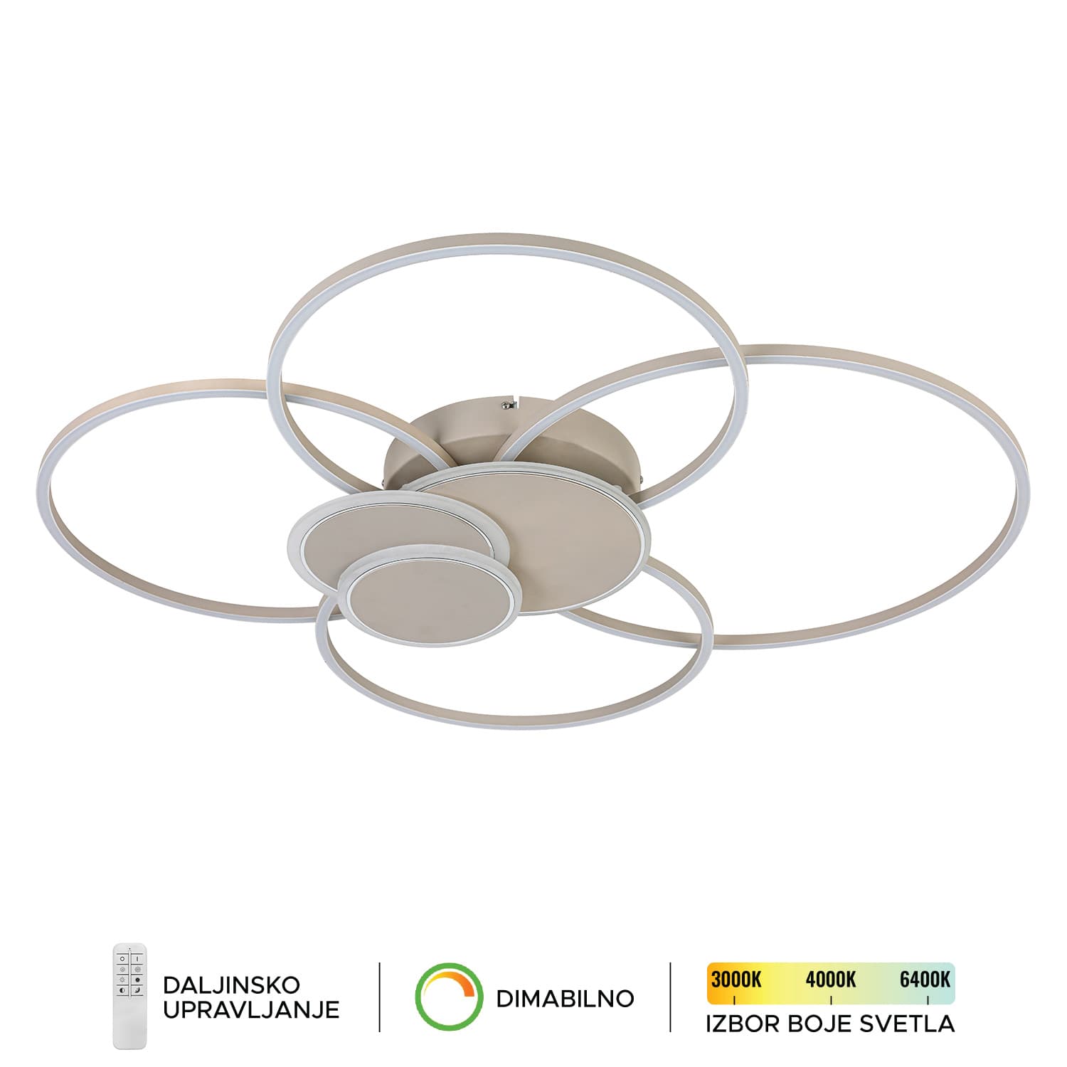 LED plafonska lampa F2105-50C BE - LED plafonjere i plafonske lampe