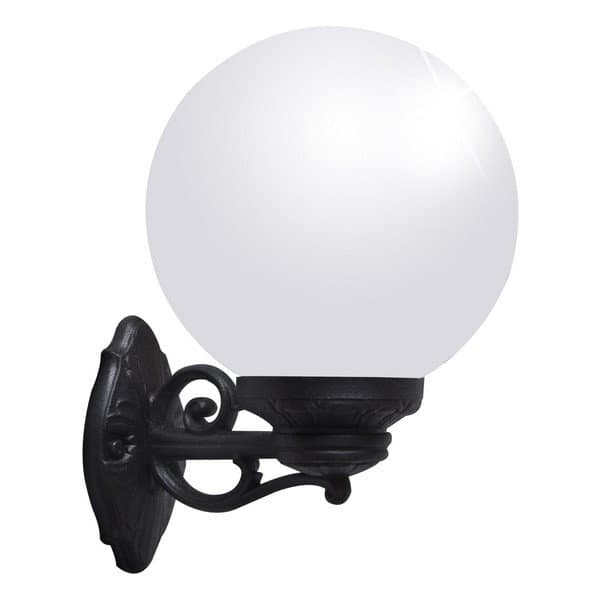 Zidna lampa BISSO/G250 BK OPAL - Fumagalli rasveta