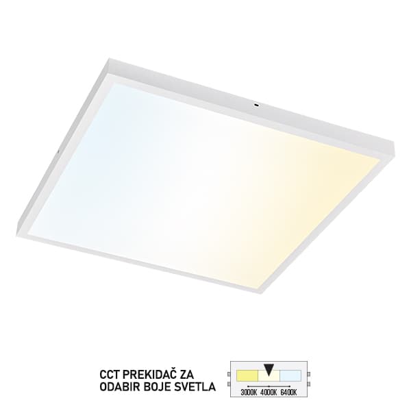 LED panel nadgradni 600x600 LPA-08-50S CCT - LED Paneli