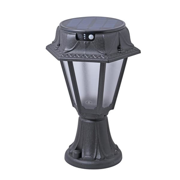 Solarni stubić fenjer MINILOT/ROSETTA BK - LED stubići