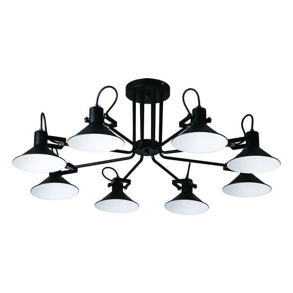 Plafonska lampa F7066-8C BK - Akcija