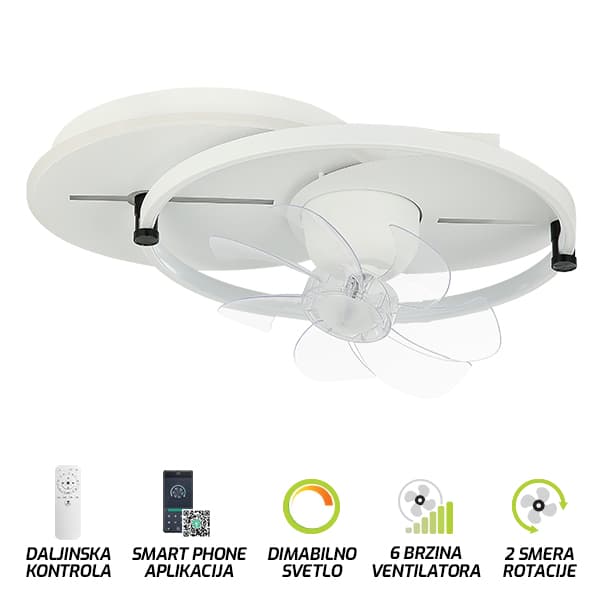 Plafonska lampa sa ventilatorom FV1101-55 - LED plafonjere i plafonske lampe