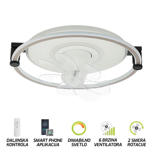 Plafonska lampa sa ventilatorom FV1102-50 - LED plafonjere i plafonske lampe