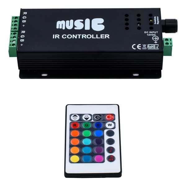 RGB kontrola muzička RF-MUS1-12A - LED kontrole