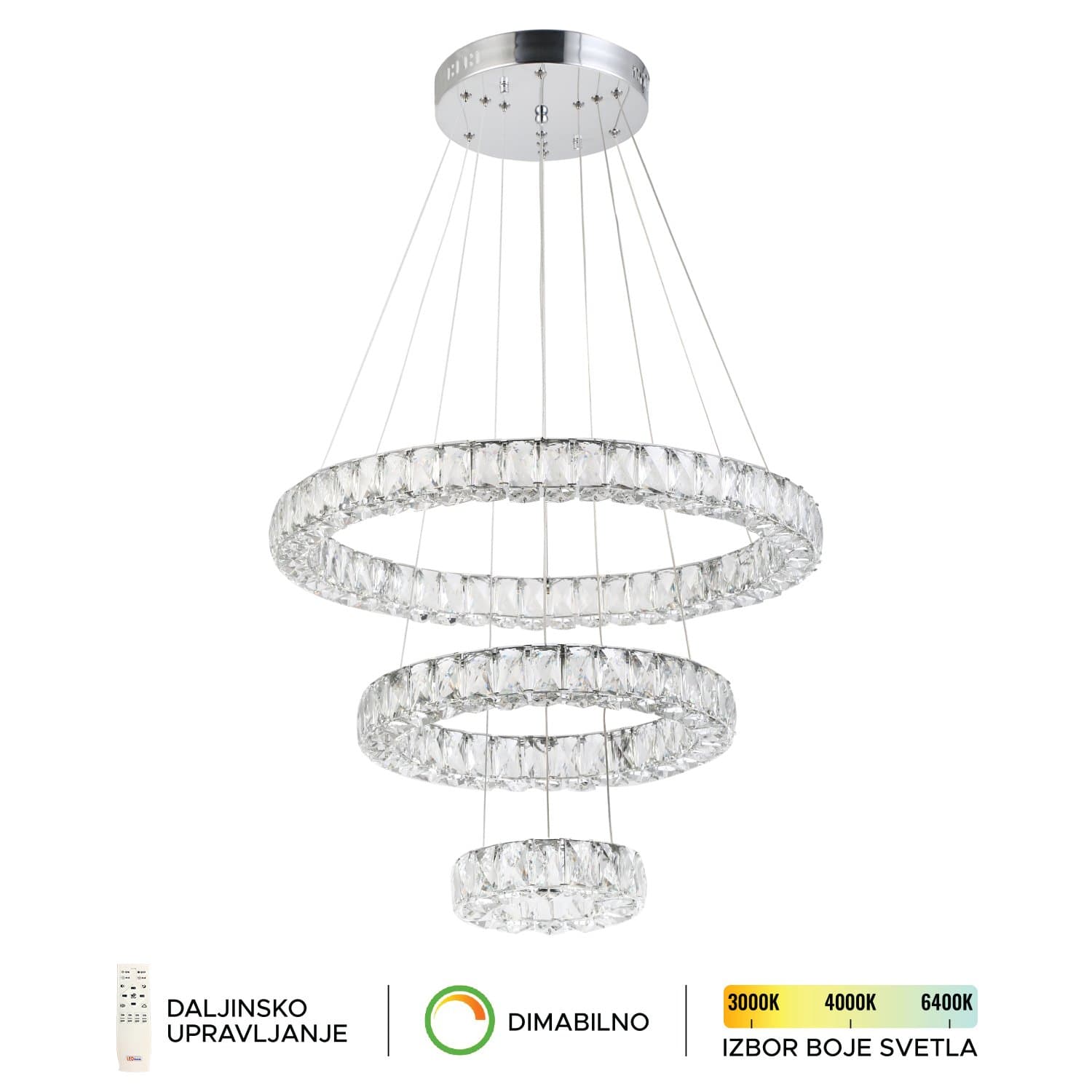 LED visilica KP6003-82V - Dekorativna rasveta