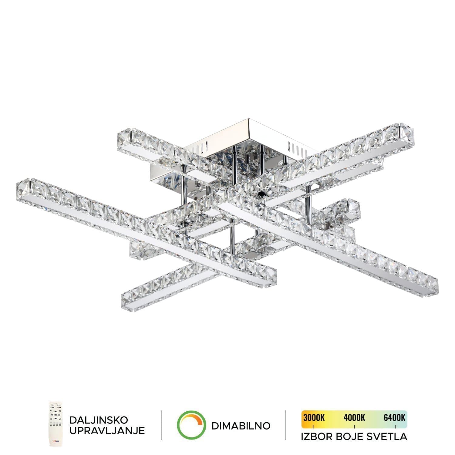 LED plafonska lampa KP6009-72C - Dekorativna rasveta