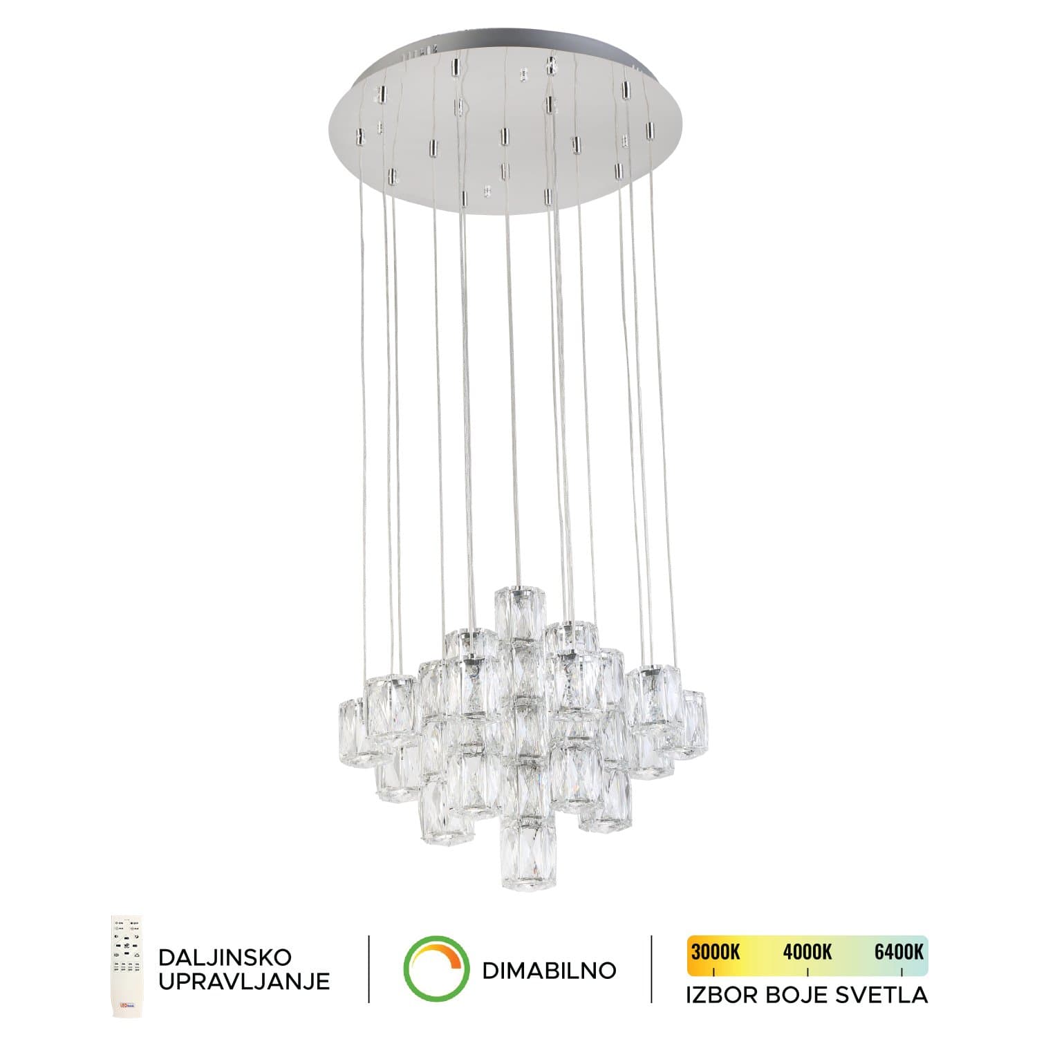 LED visilica KP6007-120V - Dekorativna rasveta