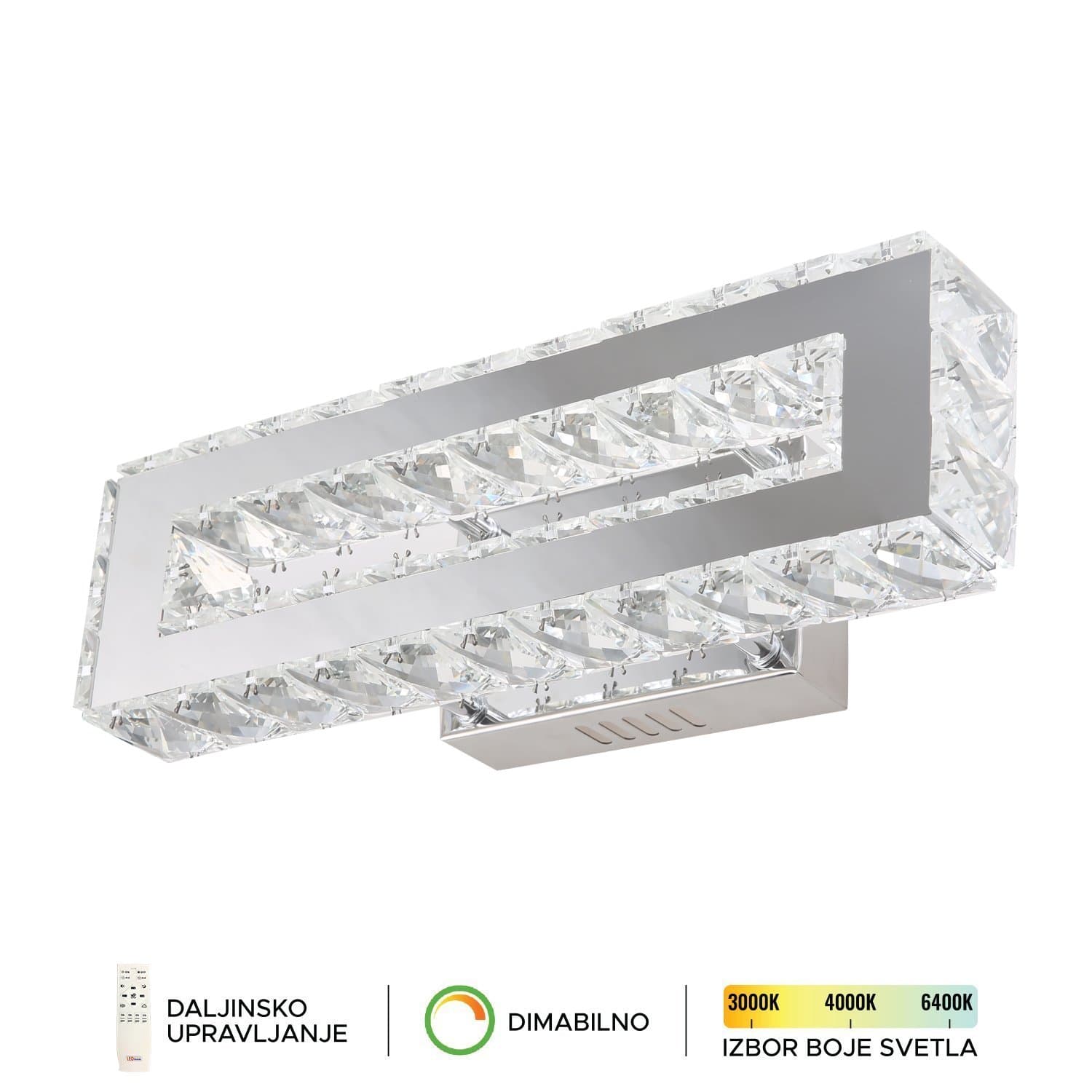 LED zidna lampa KP6038-20Z - LED kristalne lampe