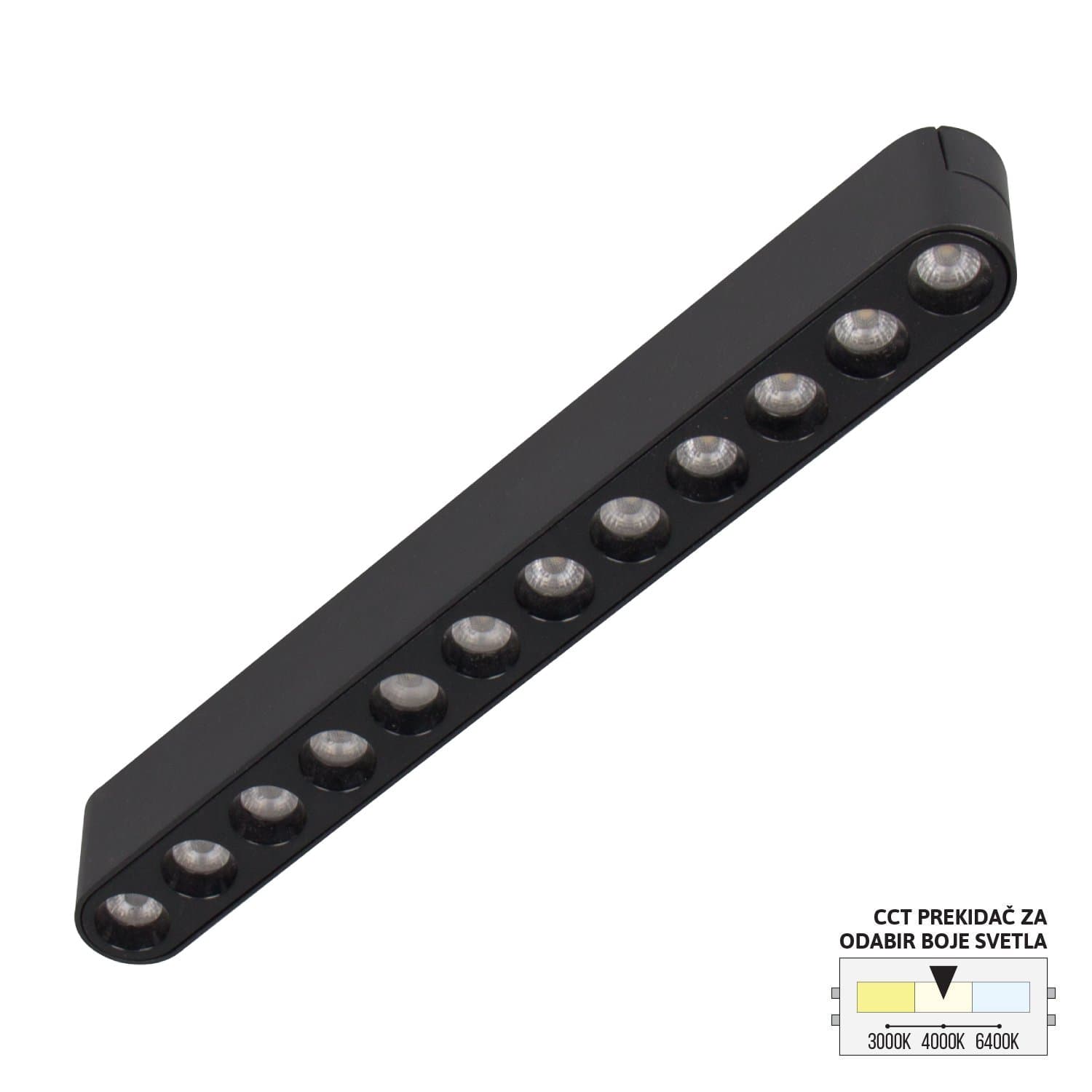 LED magnetna svetiljka CCT ULTRA SLIM FMS2001-12 BK - Novo u ponudi