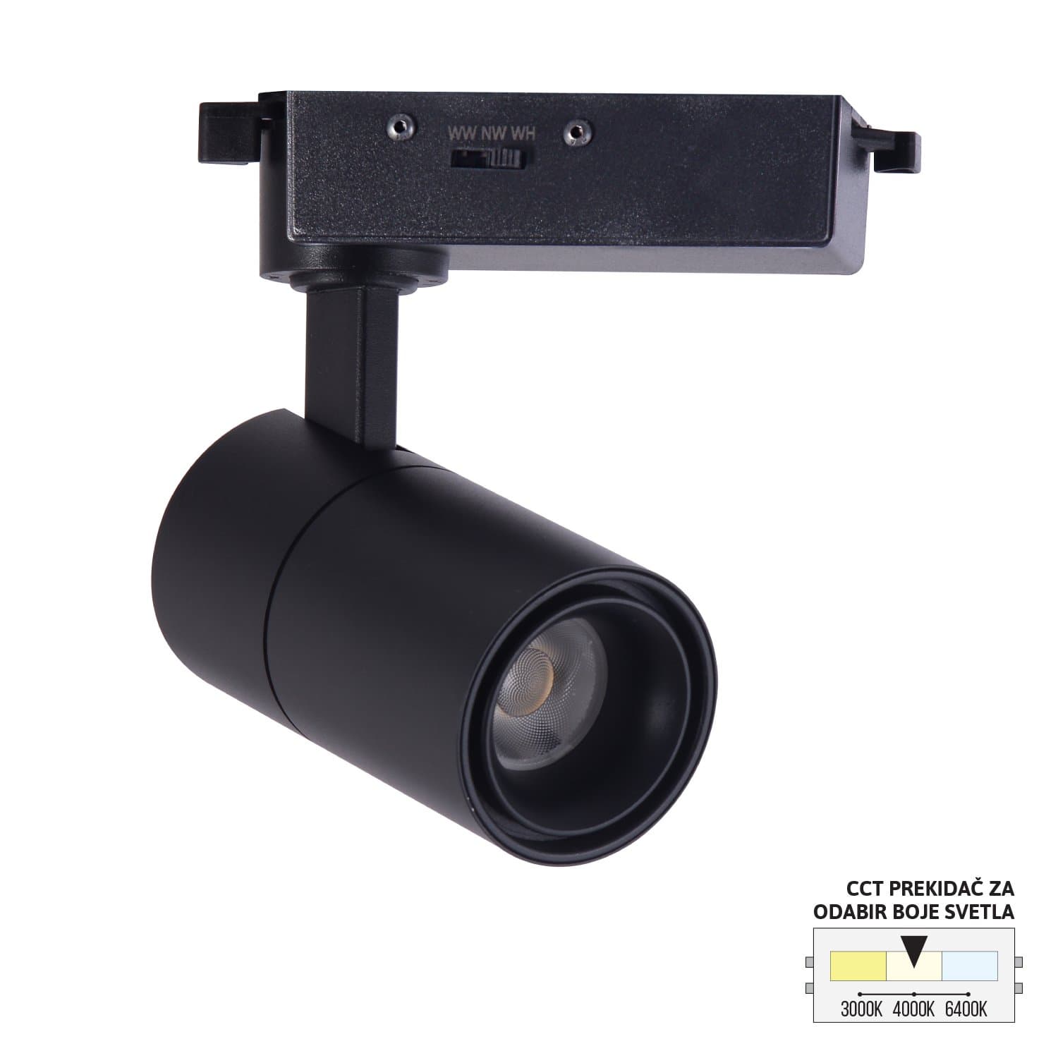 LED šinski reflektor TL08-12CCT BK - LED rasveta