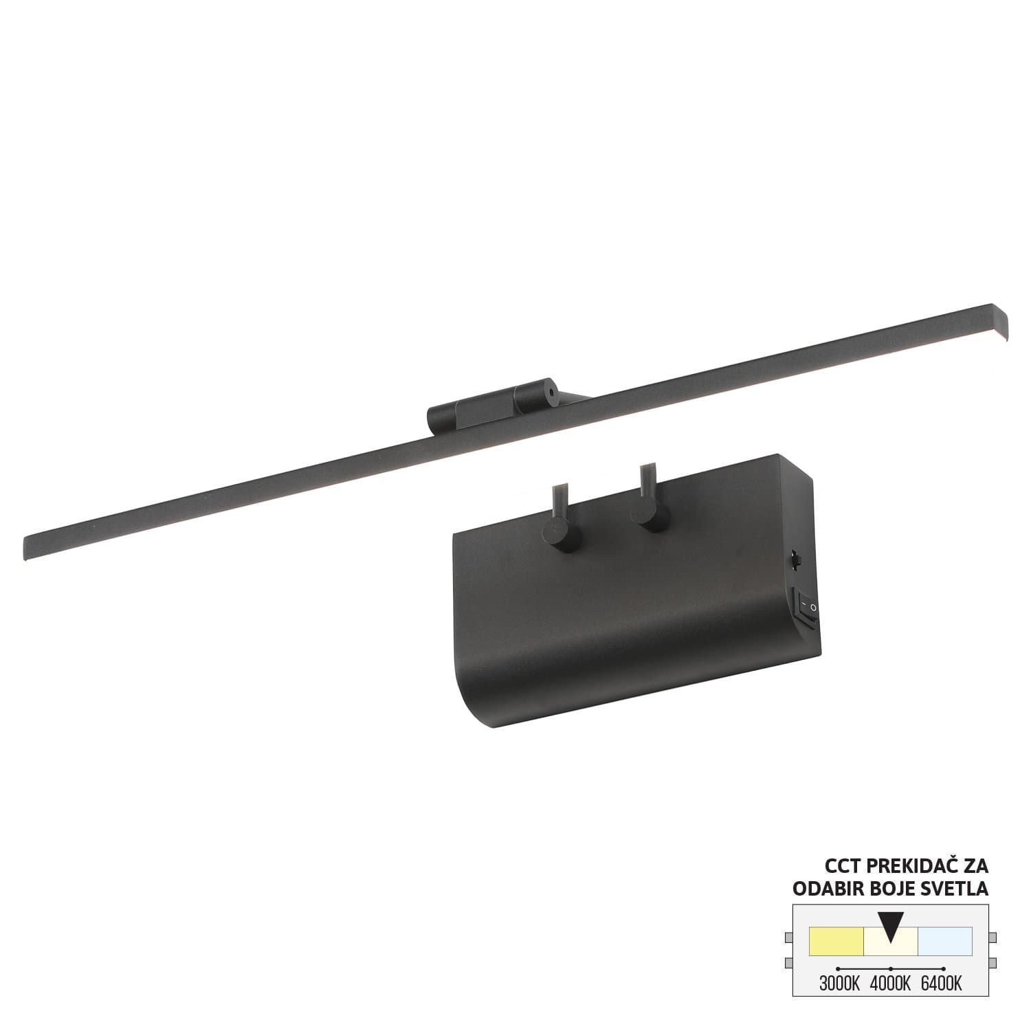 LED zidna lampa LZ010-12 BK - LED zidne lampe